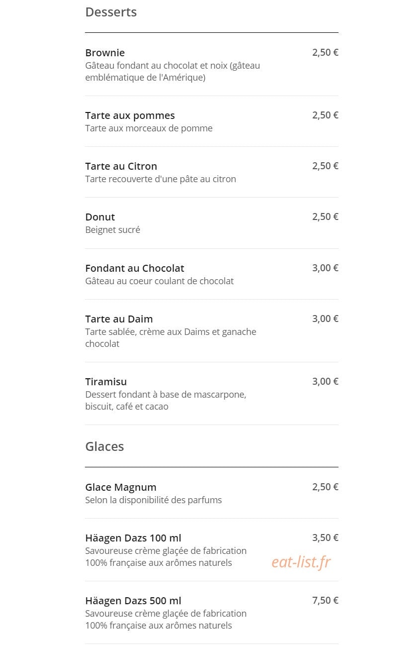 Rapido pizza — carte page 23