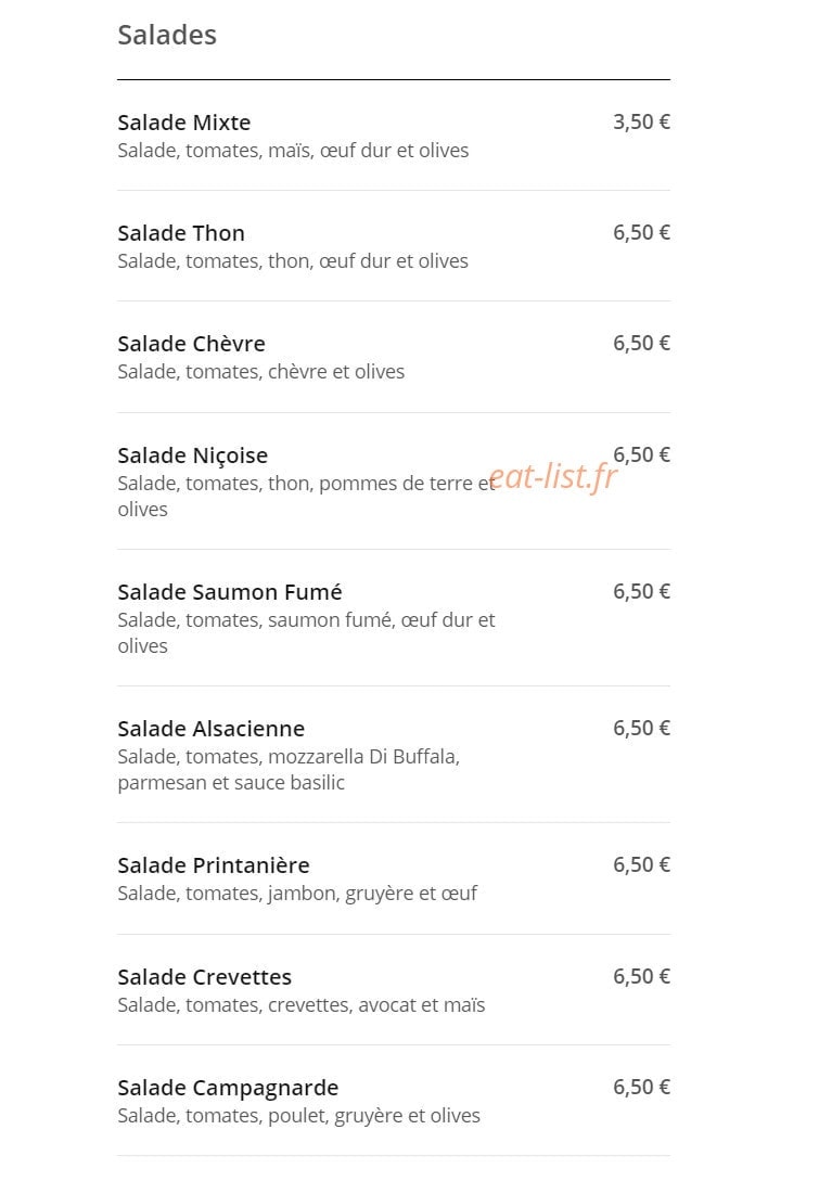 Rapido pizza — carte page 5