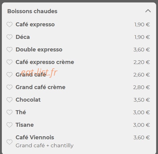 Restaurant Waldeslust — carte page 18