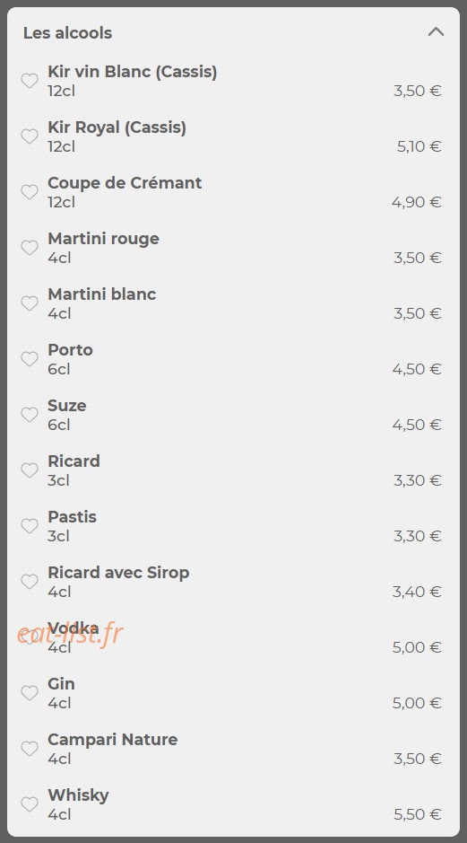 Restaurant Waldeslust — carte page 11