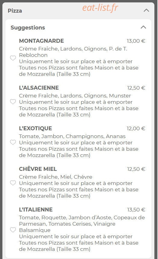 Restaurant Waldeslust — carte page 4