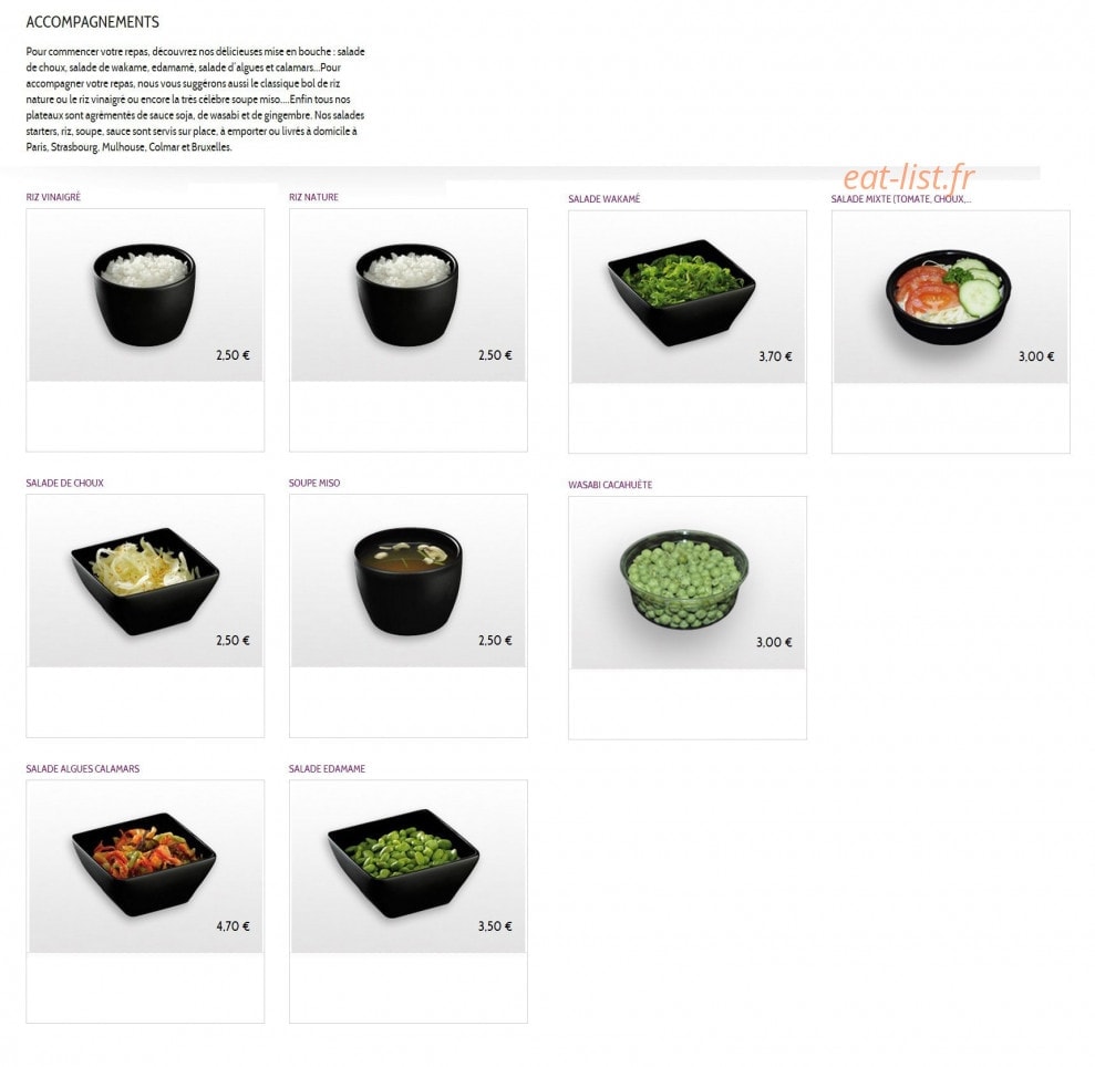 Resto Sushi's — carte page 12