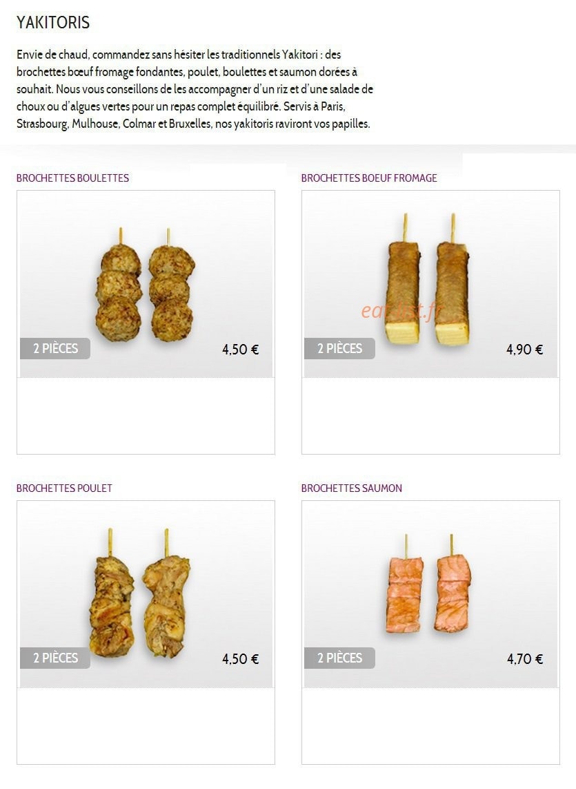 Resto Sushi's — carte page 11