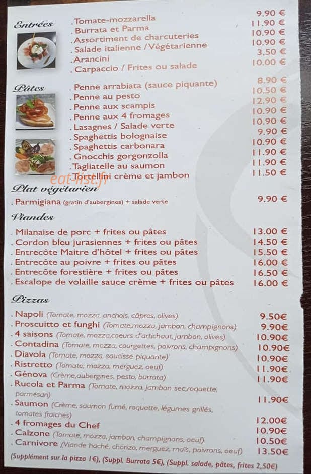 Ristretto — carte page 1