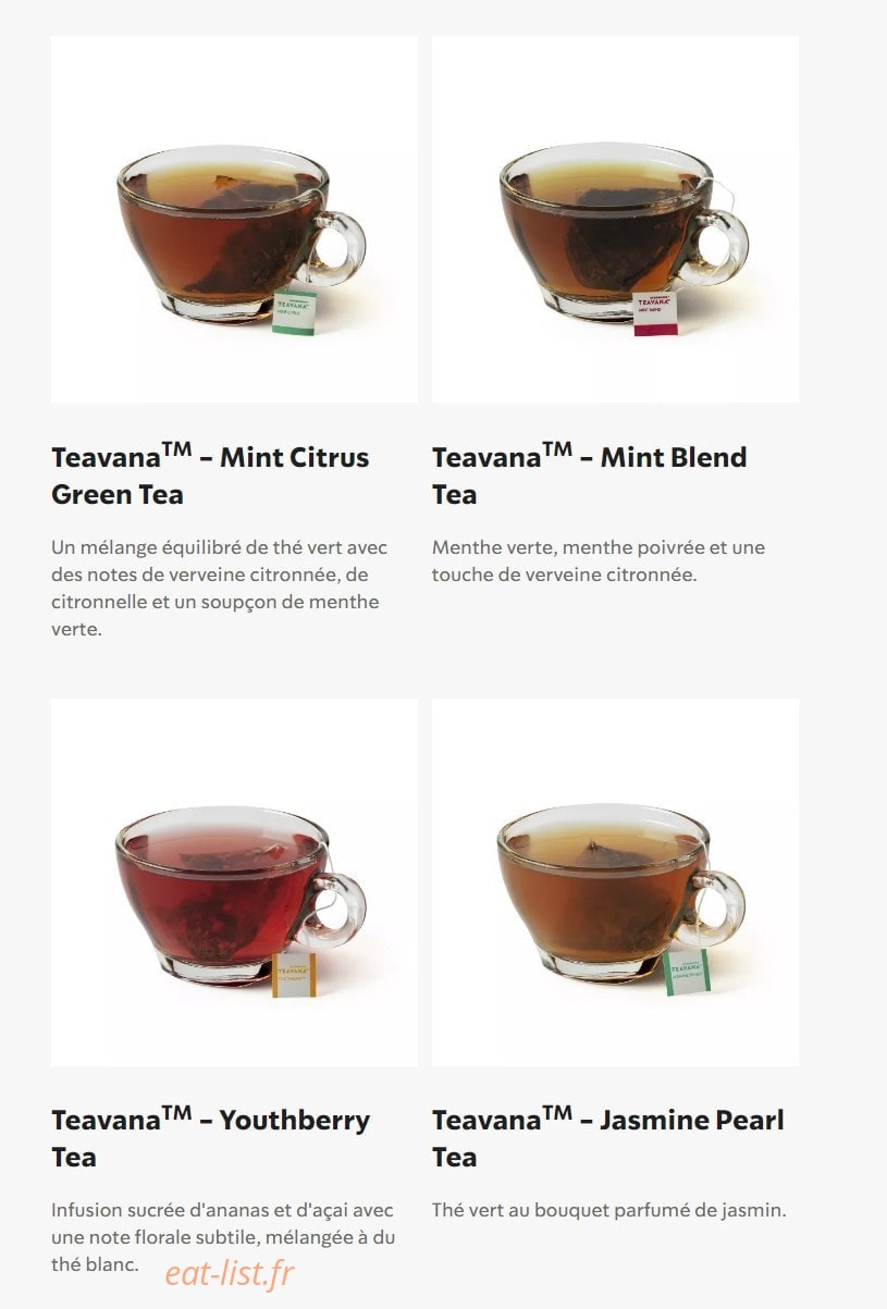 Starbucks Coffee — carte page 30