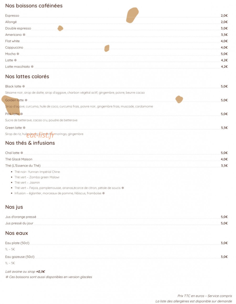Tinto — carte page 3