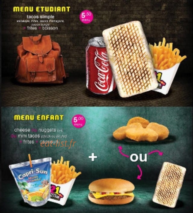 21 Street Food — carte page 3