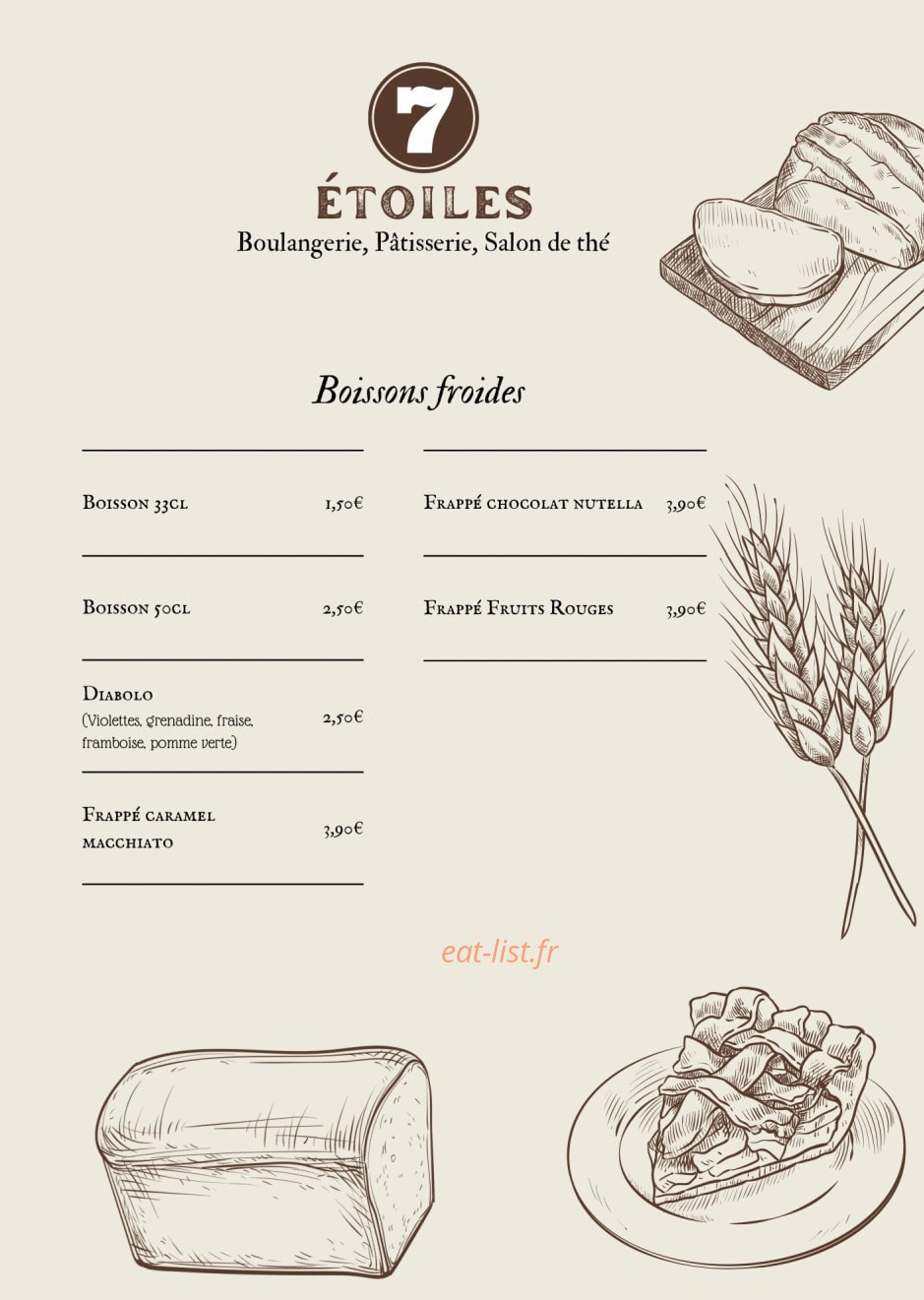 7 Etoiles — carte page 6