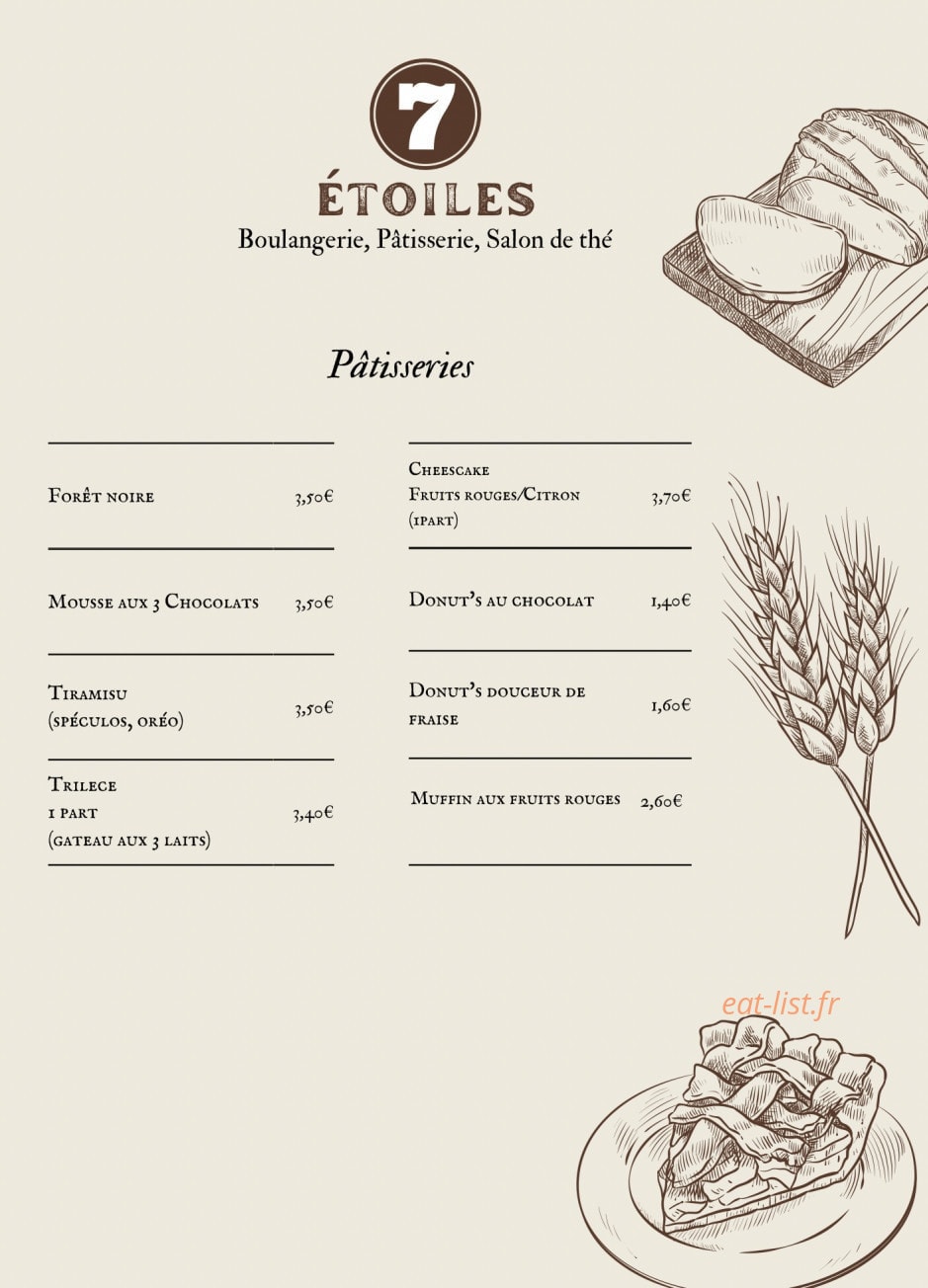 7 Etoiles — carte page 5