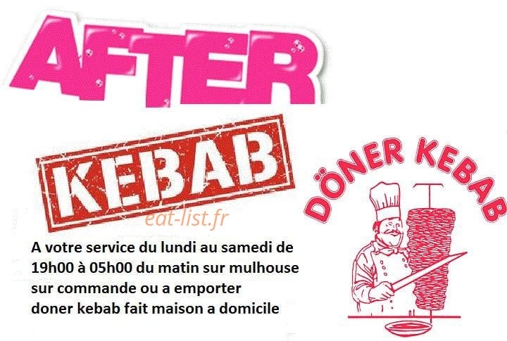 After kebab — carte page 1