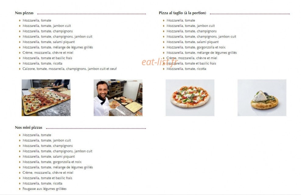 Au village Italien — carte page 5