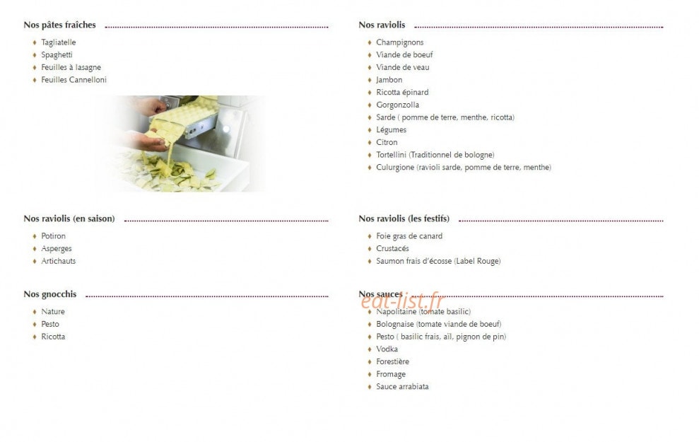 Au village Italien — carte page 2