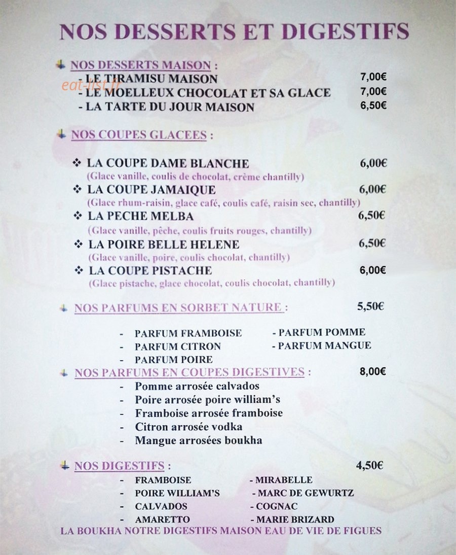Aux 3 paysans — carte page 6