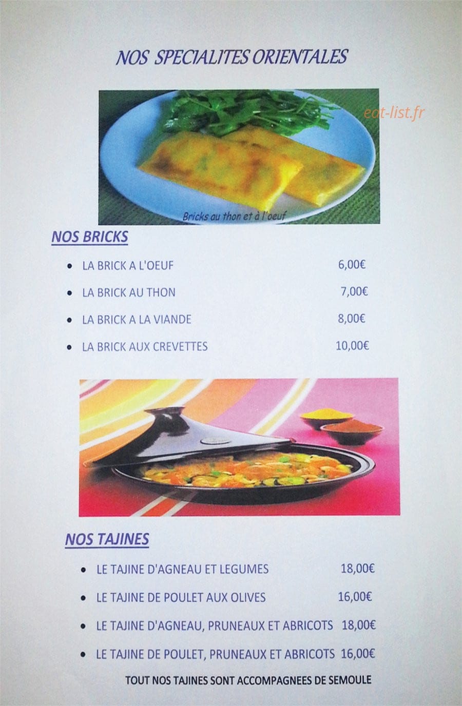 Aux 3 paysans — carte page 4