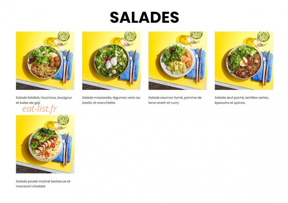 Bagelstein — carte page 2
