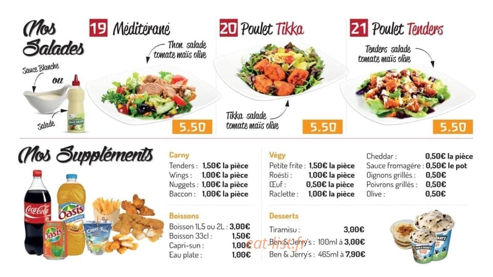 Chick'N Food — carte page 2