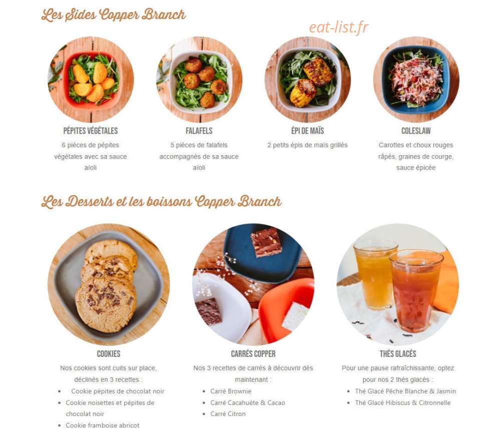 Copper Branch — carte page 3