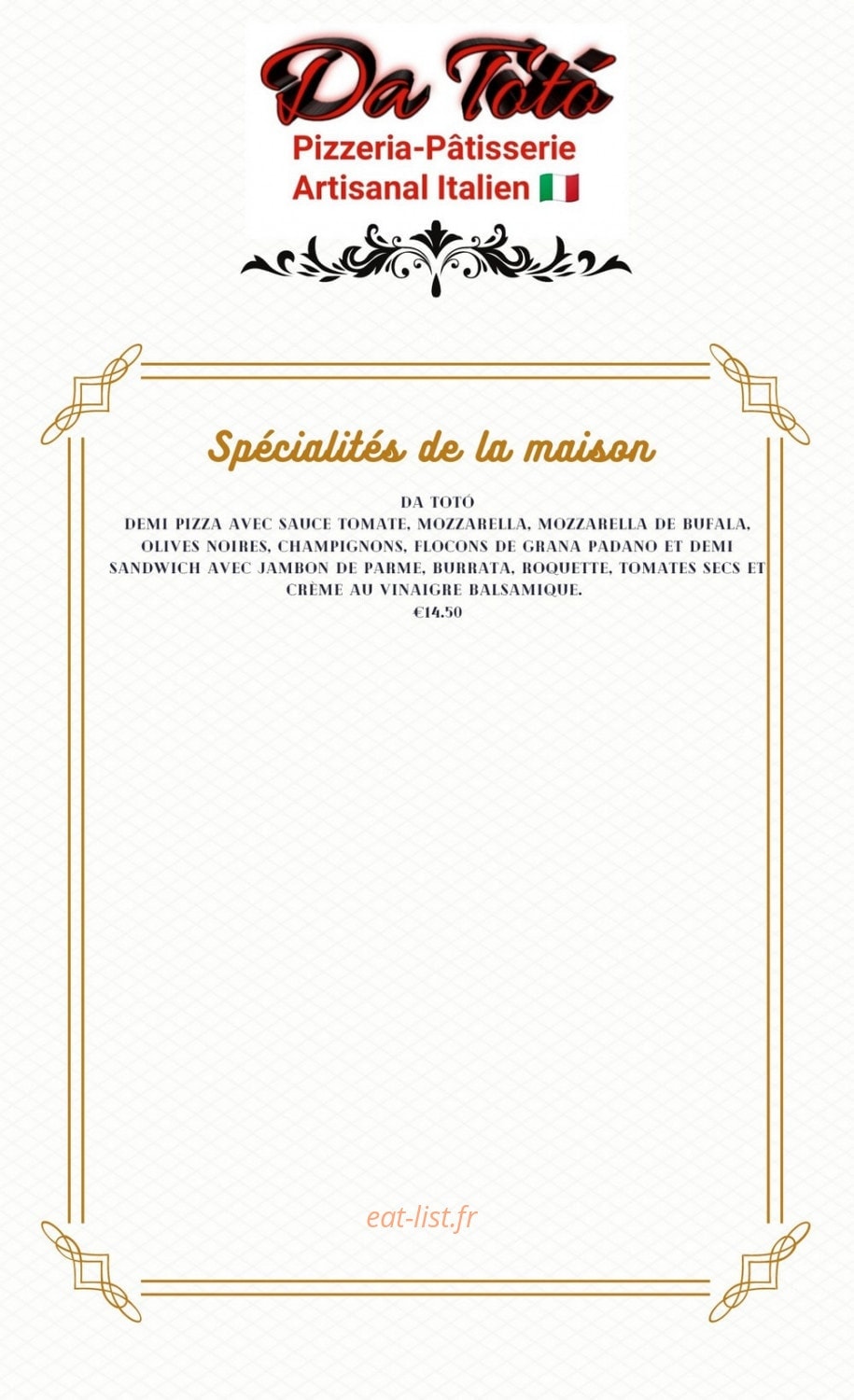 Da Totó — carte page 4