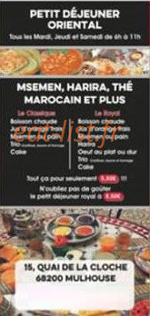 Délices d'orient — carte page 6