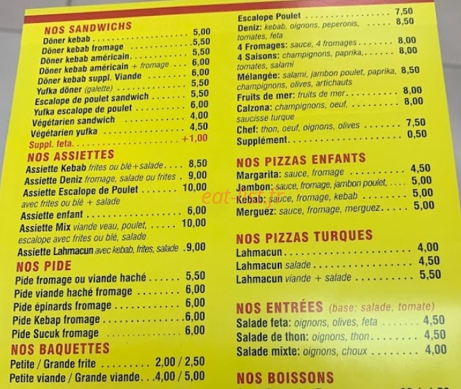 Deniz Kebap 2 — carte page 2