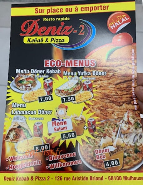 Deniz Kebap 2 — carte page 1