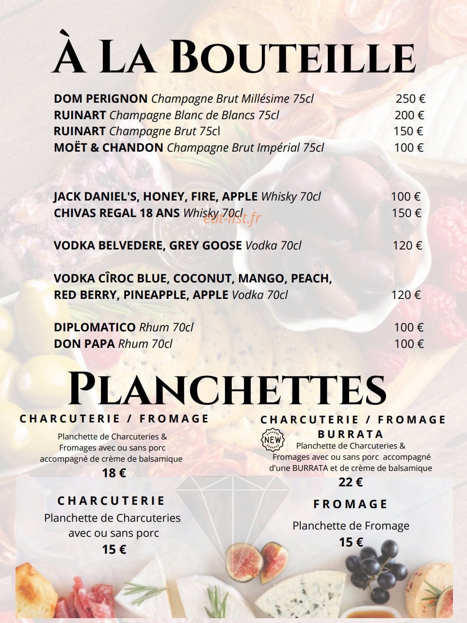 Diamonds Bar — carte page 2