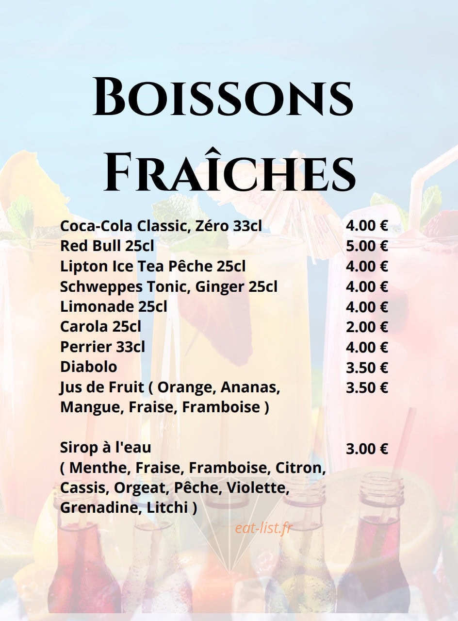 Diamonds Bar — carte page 5