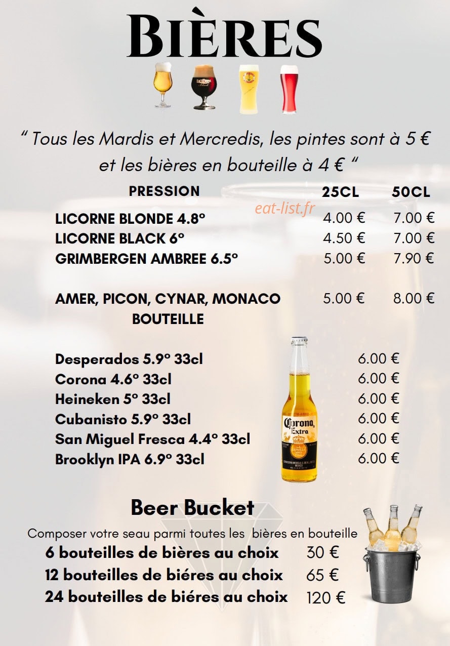 Diamonds Bar — carte page 6