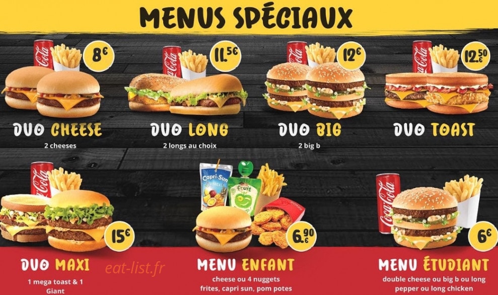 Docteur Burger — carte page 3