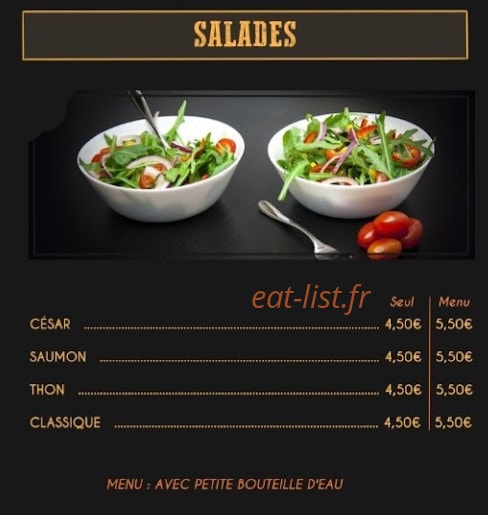 Eat House — carte page 7
