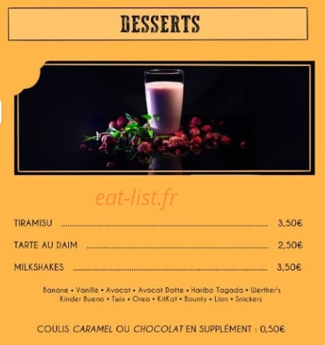 Eat House — carte page 9