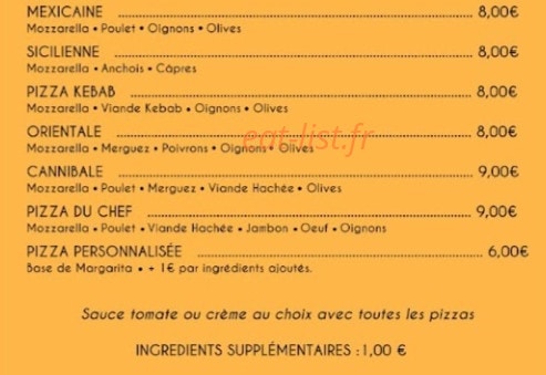 Eat House — carte page 5