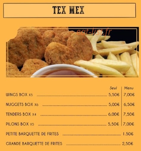 Eat House — carte page 8