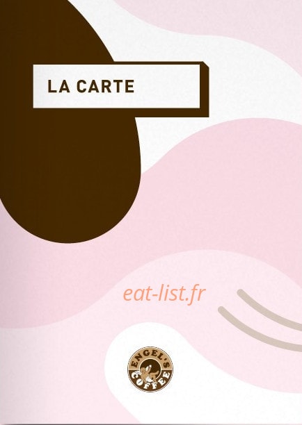 Engel's Coffee — carte page 1