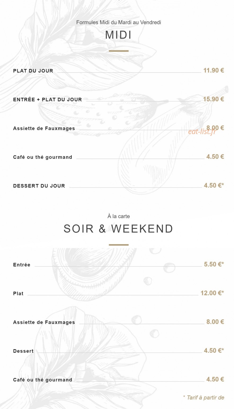 Eve au paradis vegan — carte page 1