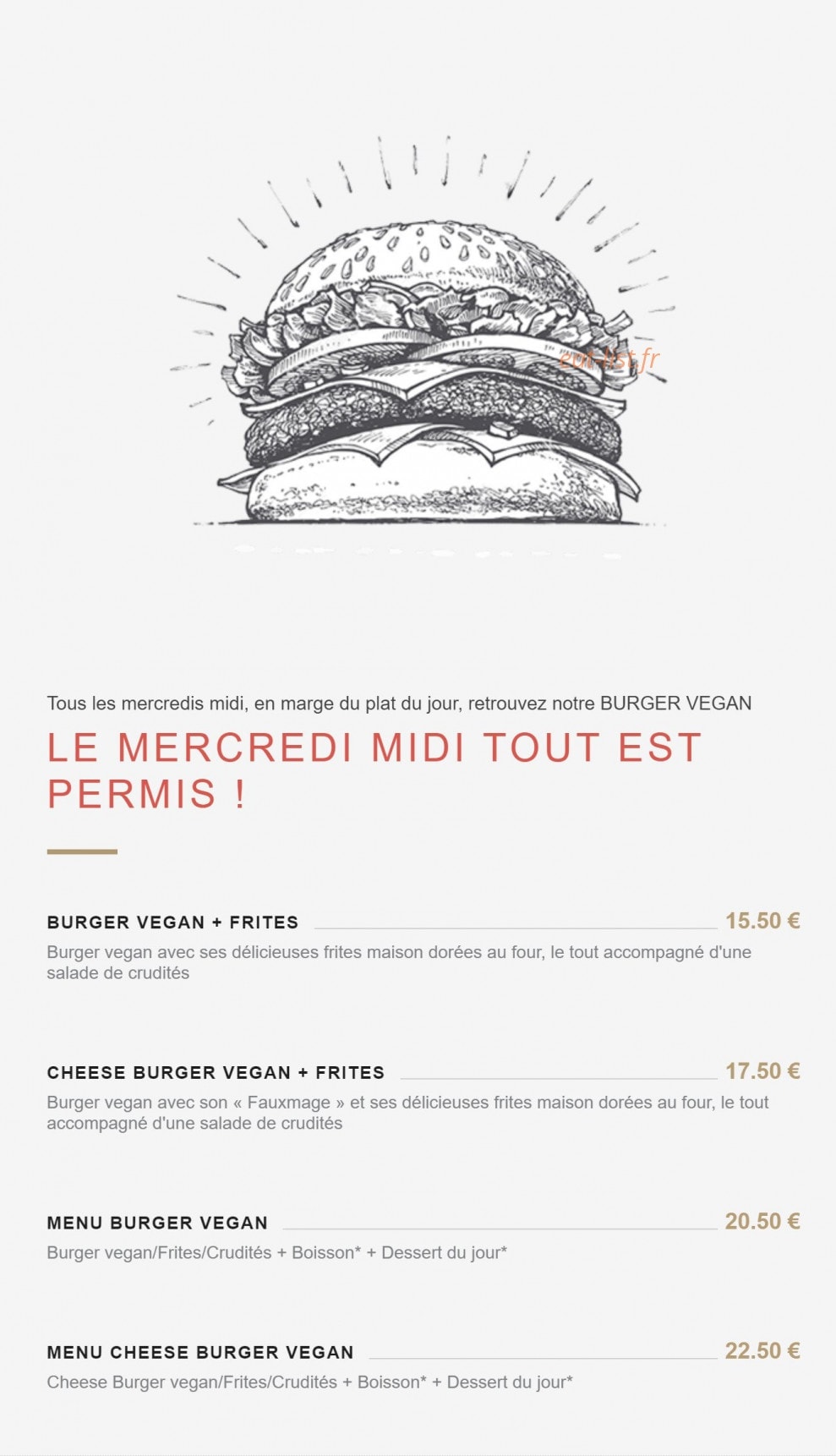 Eve au paradis vegan — carte page 2