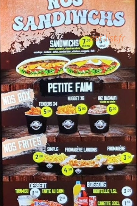 Family food — carte page 5