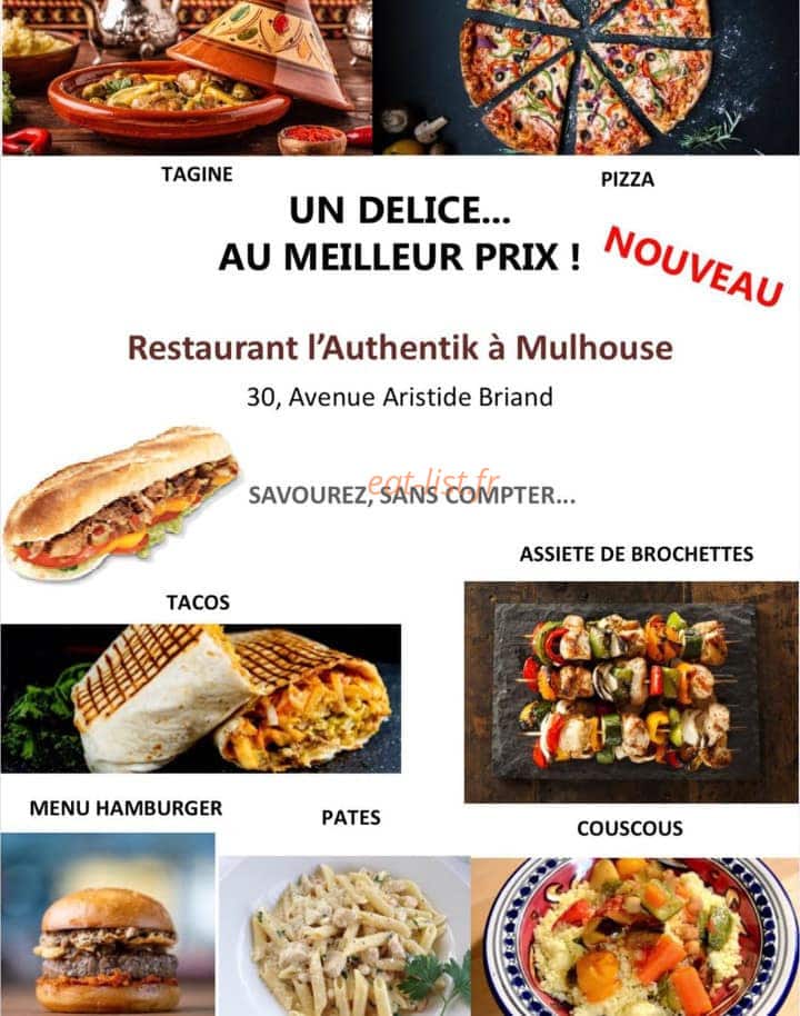 L'authentik — carte page 1