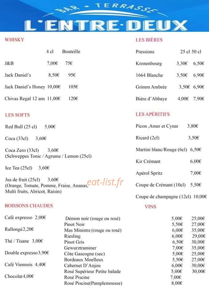 L'Entre 2 — carte page 2
