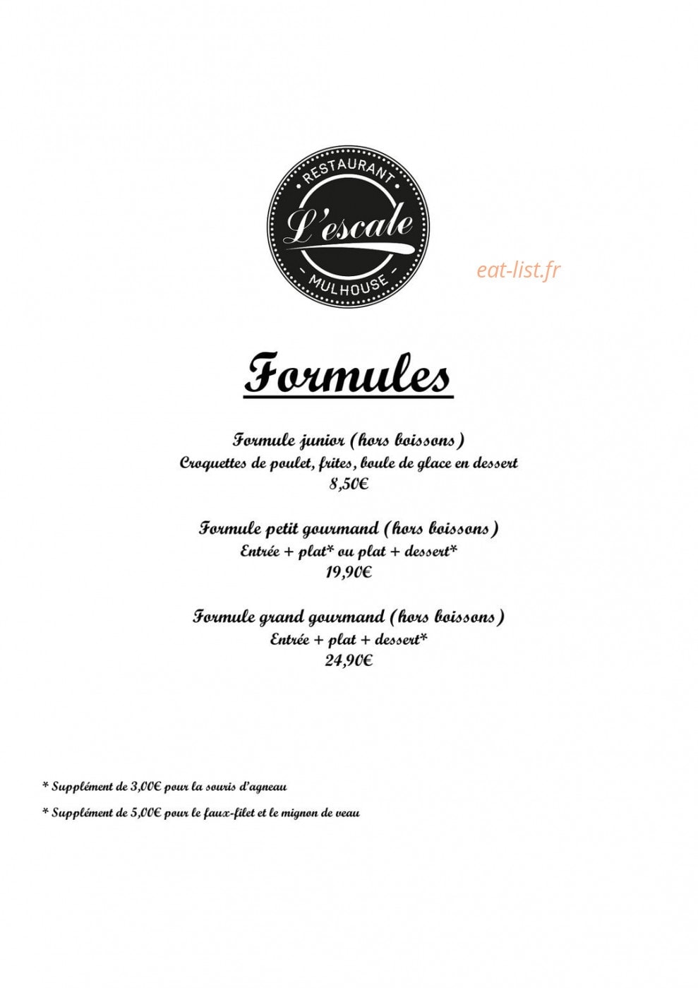 L'escale — carte page 9