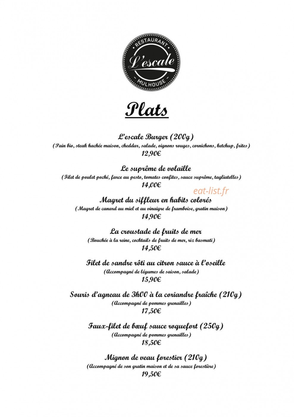 L'escale — carte page 3