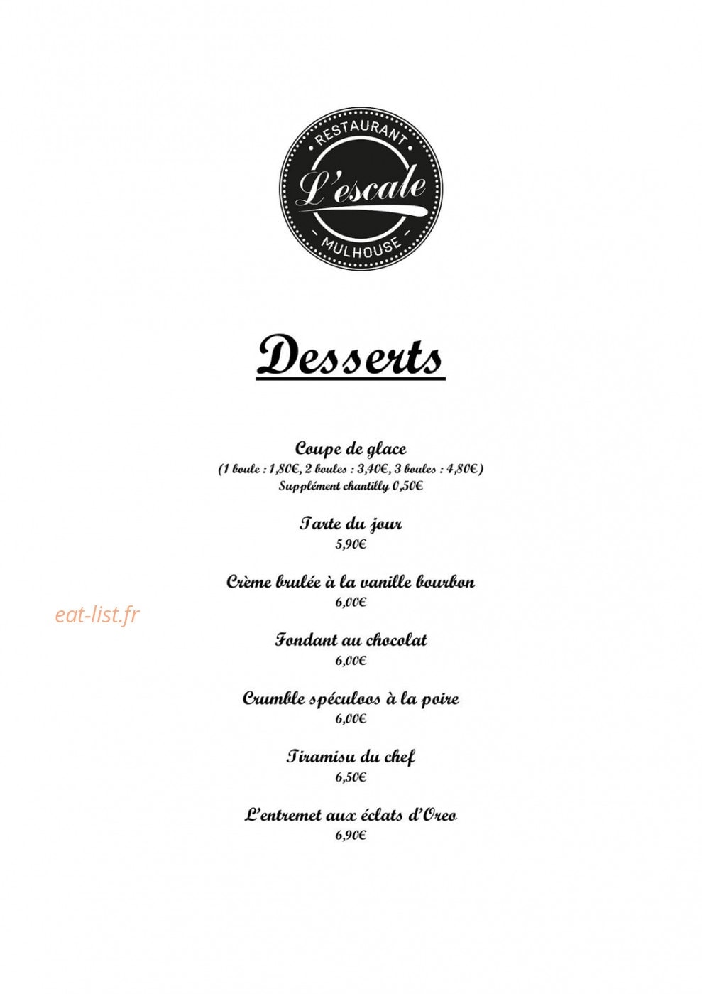 L'escale — carte page 5