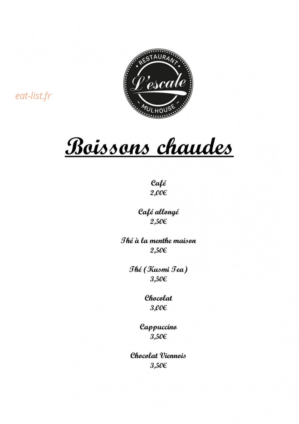 L'escale — carte page 8