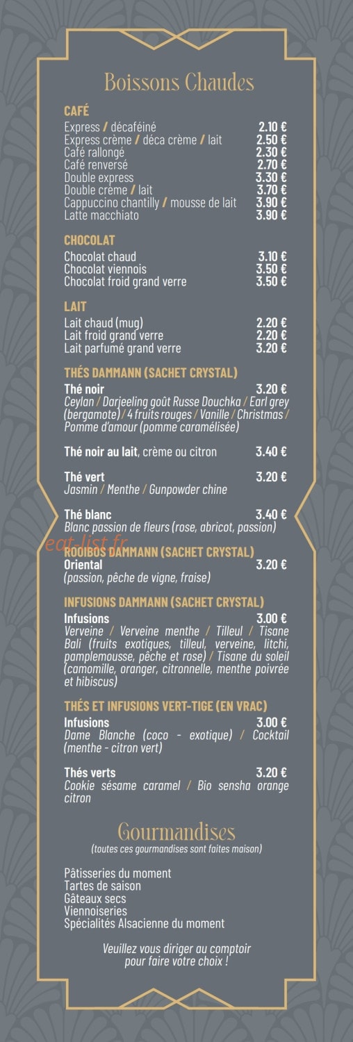 La Gourmandise — carte page 4