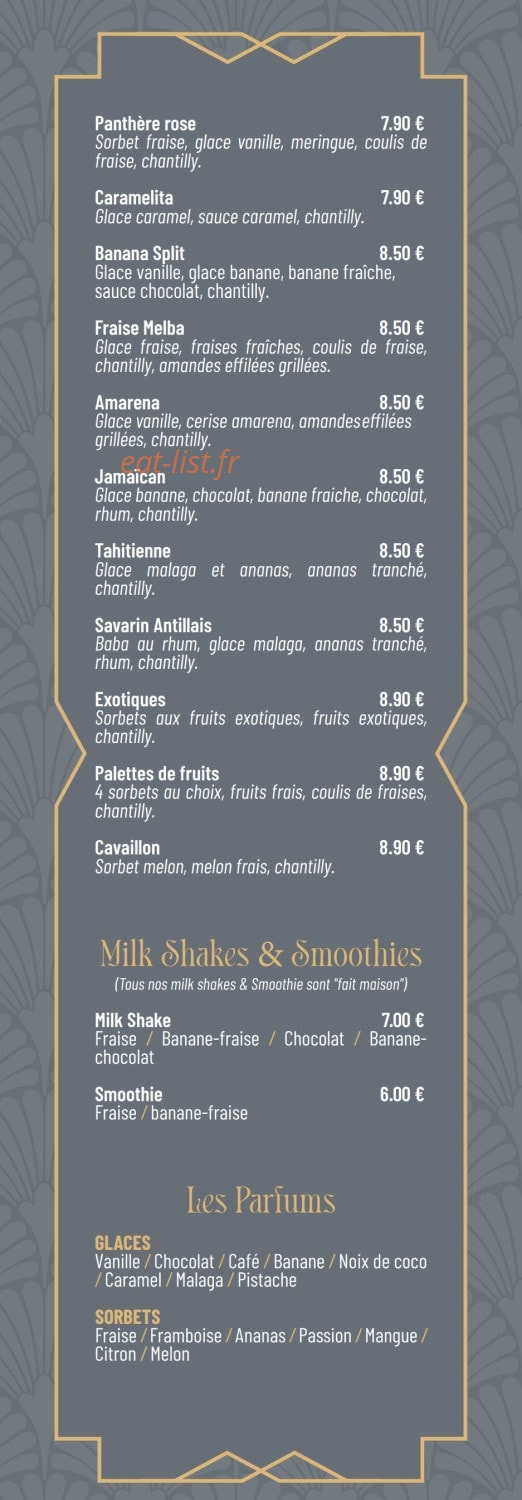 La Gourmandise — carte page 3