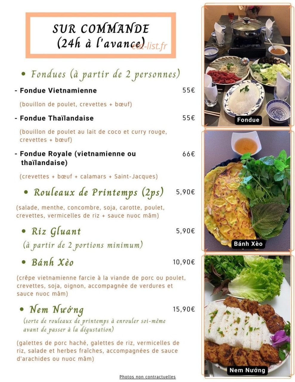 La Rizière Dorée — carte page 3