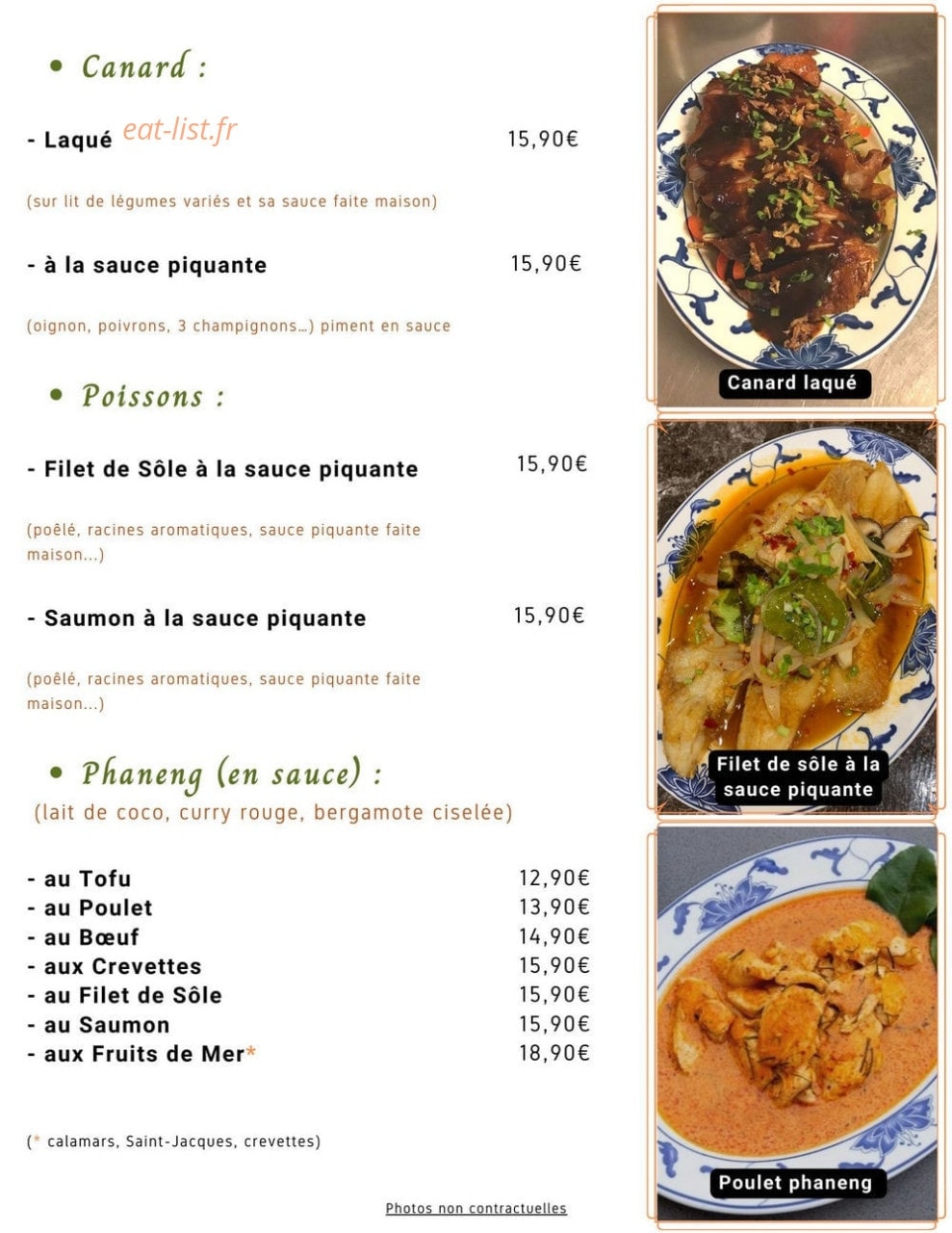 La Rizière Dorée — carte page 4