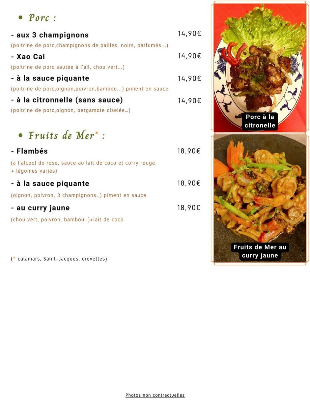 La Rizière Dorée — carte page 5
