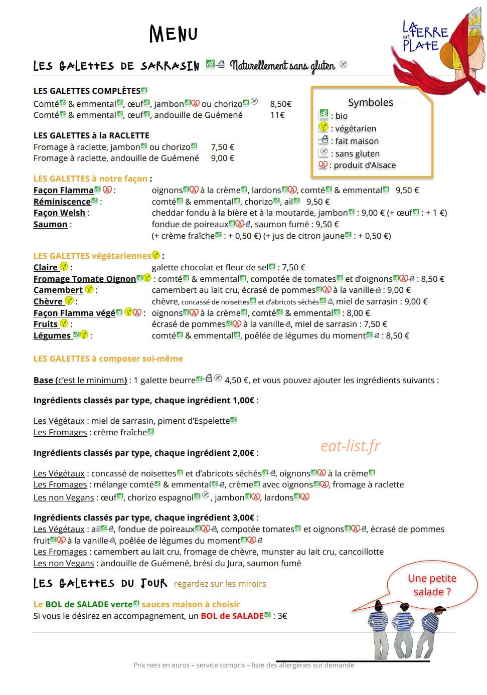 La Terre est Plate — carte page 1