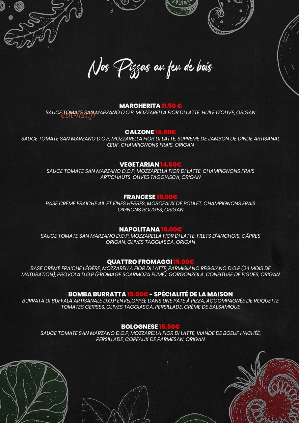 La Villa — carte page 2